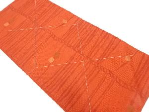 リサイクル　抽象模様織出し名古屋帯